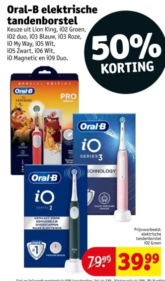 Promotie: Oral-B elektrische tandenborstel