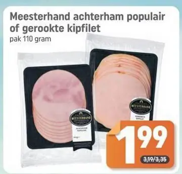 Aanbieding: Meesterhand achterham populair of gerookte ki