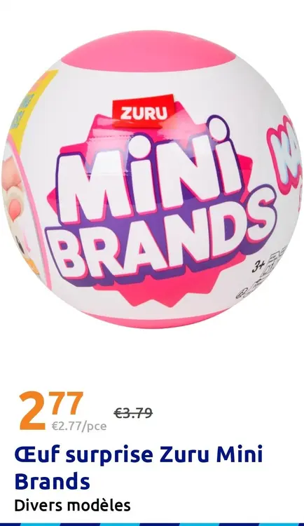 Offre: Œuf surprise Zuru Mini Brands