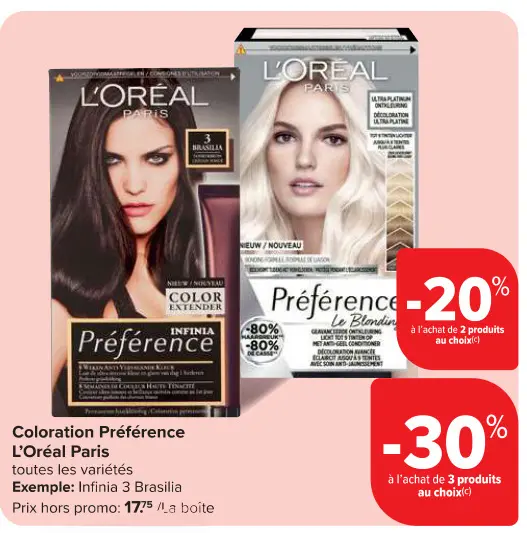 Offre: Coloration Préférence