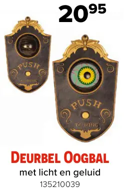 Promotie: Deurbel oogbal
