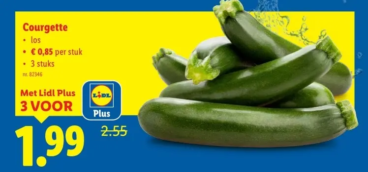 Promotie: Courgette