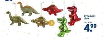 Aanbieding: Ornament dino