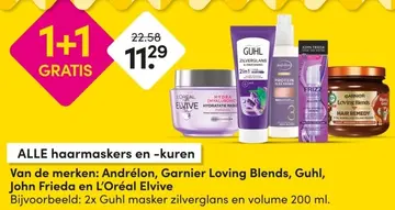 Aanbieding: ALLE haarmaskers en -kuren