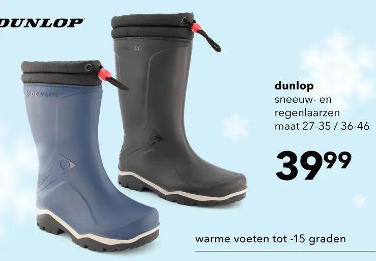 Aanbieding: Dunlop Blizzard kinder sneeuw/regenlaarzen