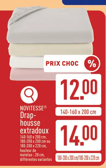 Offre: Drap-housse extradoux