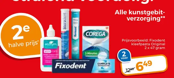 Aanbieding: kunstgebit-verzorging