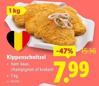 Aanbieding: Kippenschnitzel