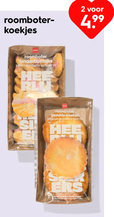 Promotie: roomboter koekjes