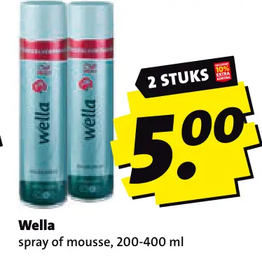 Aanbieding: Spray of mousse