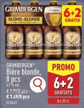 Offre: Bière blonde