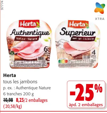 Offre: tous les jambons