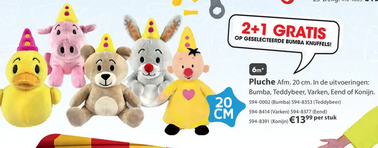 Aanbieding: Pluche Bumba
