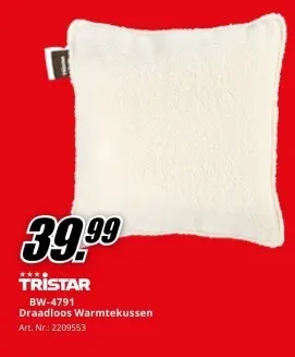 Promotie: Draadloos Warmtekussen