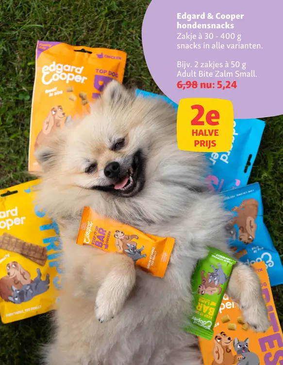 Aanbieding: Edgard & Cooper hondensnacks