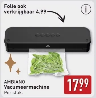Aanbieding: Vacumeermachine