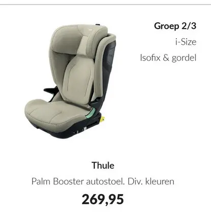 Aanbieding: Palm Booster autostoel
