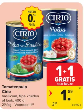 Aanbieding: Tomatenpulp