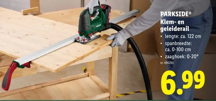 Promotie: Klem- en geleiderail