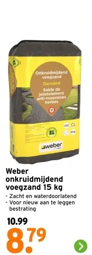 Aanbieding: Weber onkruidmijdend voegzand