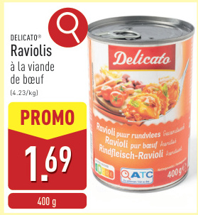 Offre: DELICATO® Raviolis à la viande de bœuf