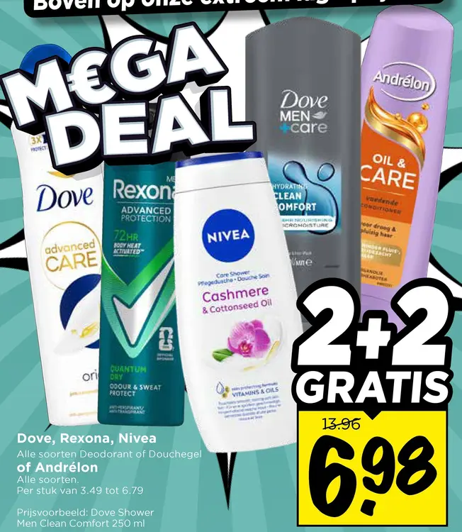 Aanbieding: Deodorant of Douchegel of Andrélon