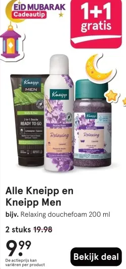 Aanbieding: Alle Kneipp en Kneipp Men