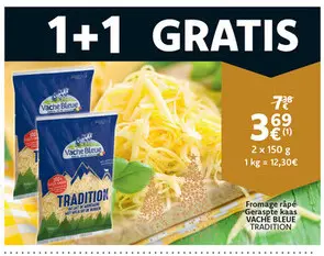 Aanbieding: Fromage râpé / Geraspte kaas