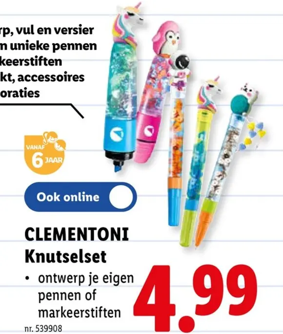 Promotie: CLEMENTONI Knutselset