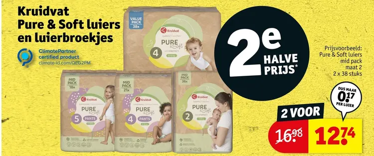 Aanbieding: Pure & Soft luiers en luierbroekjes