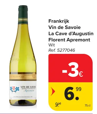 Promotie: Vin de Savoie La Cave d'Augustin Florent Apremont
