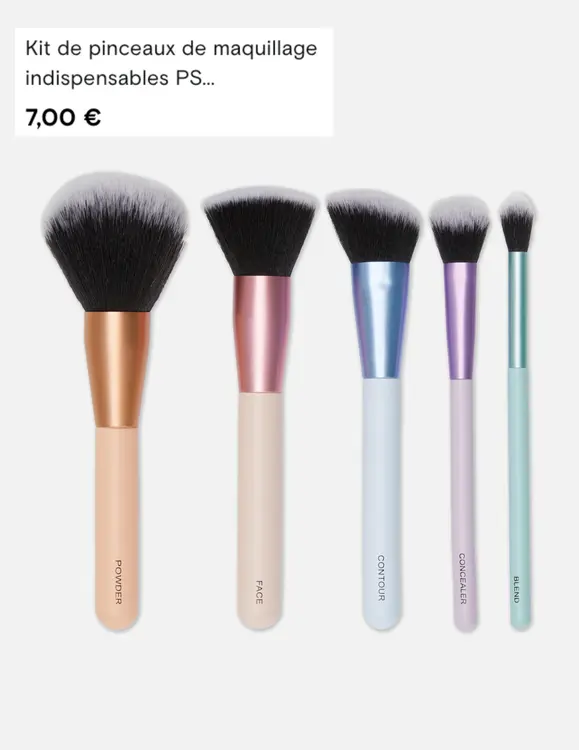 Offre: Kit de pinceaux de maquillage indispensables
