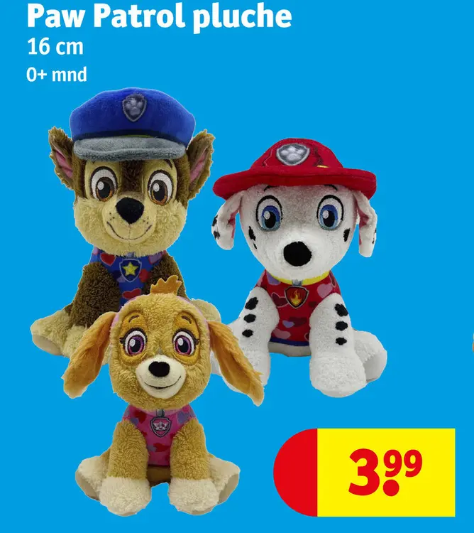 Promotie: Paw Patrol pluche