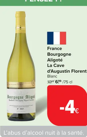 Offre: Bourgogne Aligoté La Cave d'Augustin Florent 