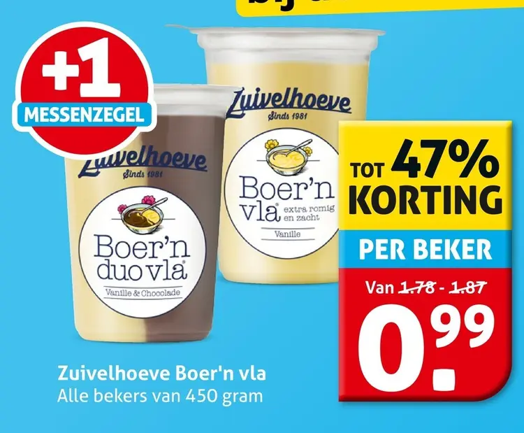Aanbieding: Boer'n vla