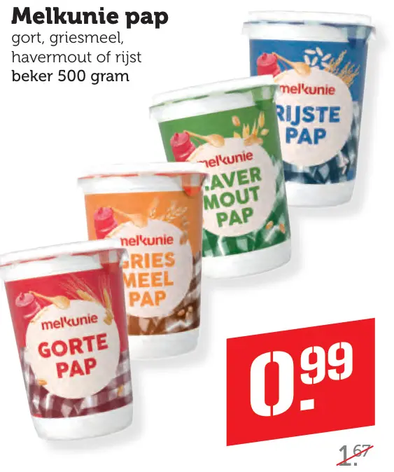 Aanbieding: Melkunie pap