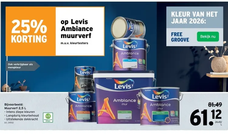 Promotie: Muurverf