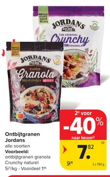 Aanbieding: Ontbijtgranen Jordans