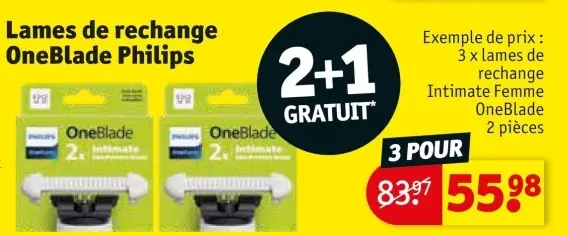 Offre: Lames de rechange