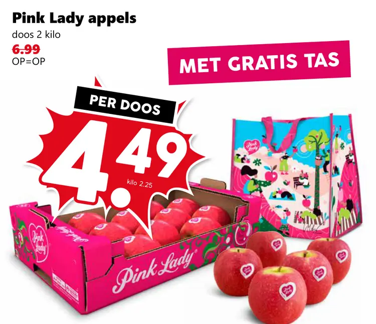 Aanbieding: Pink Lady apples