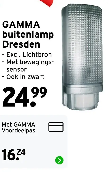 Aanbieding: Buitenlamp Dresden