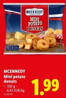 Promotie: Mcennedy mini potato donuts