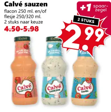 Aanbieding: Calvé sauzen