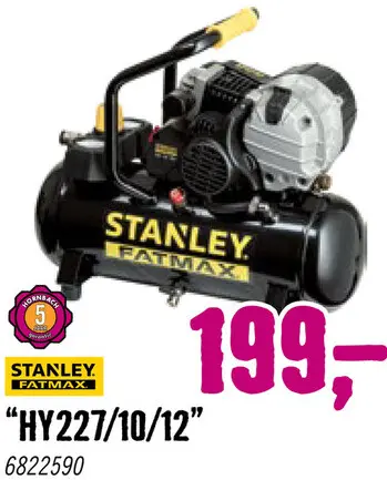 Aanbieding: FATMAX Compressor HY 227/10/12