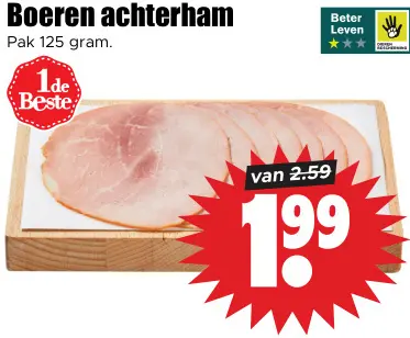 Aanbieding: Boeren achterham
