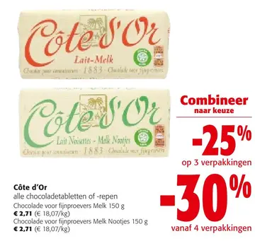 Aanbieding: Côte d'Or chocoladetabletten of -repen