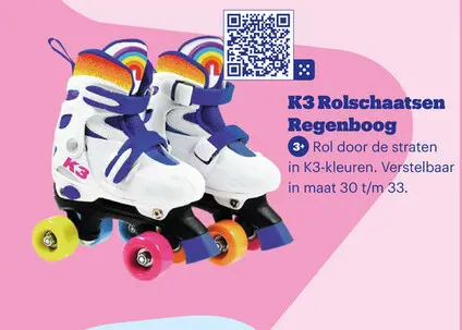 Aanbieding: Rolschaatsen Regenboog