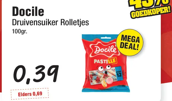 Aanbieding: Druivensuiker Rolletjes