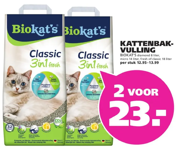 Aanbieding: Kattenbakvulling