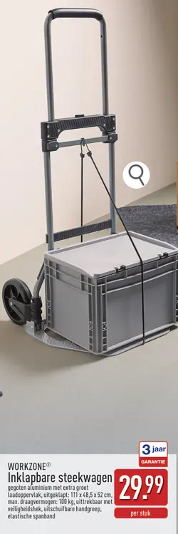 Promotie: Inklapbare steekwagen